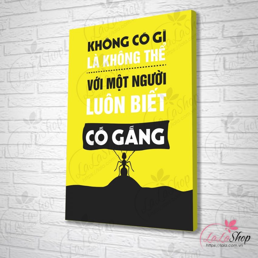 Tranh Văn Phòng Không Có Gì Là Không Thể